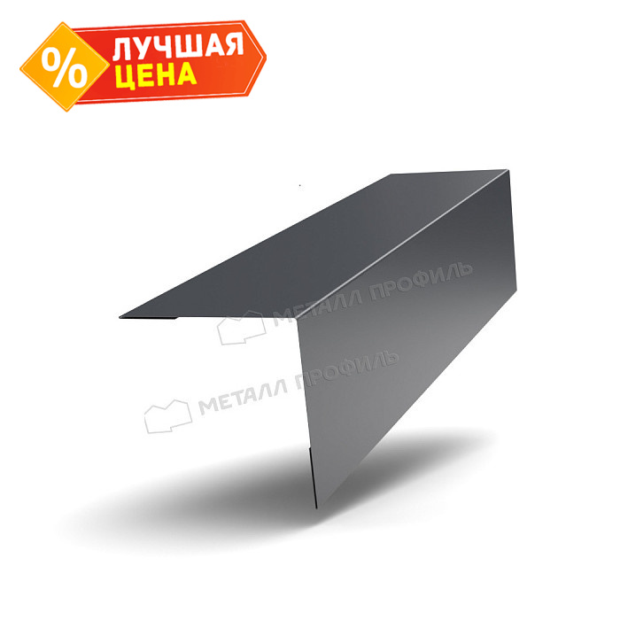 Планка угла наружного 115х115х2000 (ECOSTEEL_T-01-Кедр-0.5)
