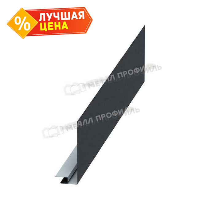 Планка карнизного свеса сложная 250х50х3000 (ECOSTEEL_T-01-Кедр-0.5)