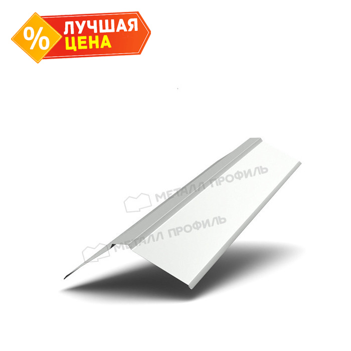 Планка конька плоского 190х190х2000 (ECOSTEEL_T-01-Кедр-0.5)