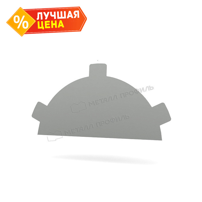 Заглушка конька круглого простая (PURETAN-20-8017-0.5)